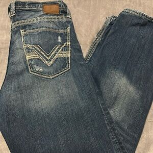 BKE Mens  Tyler Straight Leg dark  Wash jeans sz 34R